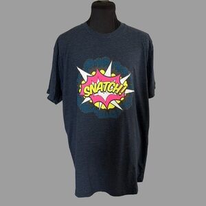 Project X Blue Gray T-shirt Snatch Comic Design Unisex Size Large
